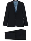 Paul Smith Blue Wool Blend Suit In Blue