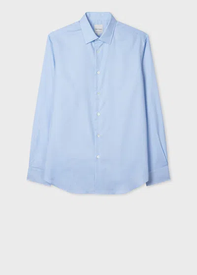 Paul Smith Tailored-fit Blue Geo Easy Care Shirt