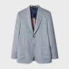 Paul Smith Tailored-fit Grey 'zelander' Check Wool Blazer