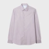 Paul Smith Tailored-fit Light Brown End-on-end Cotton Shirt