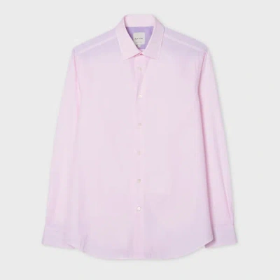 Paul Smith Tailored-fit Light Pink End-on-end Cotton Shirt