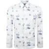 Shop Paul Smith Tailored Fit Long Sleeve Shirt White