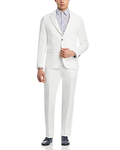 Paul Smith Tailored Fit Single Breasted Linen Suit In White