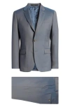 PAUL SMITH TAILORED FIT SOLID WOOL SUIT