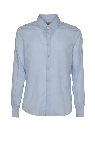 Paul Smith Tailored Fit Striped Shirt In Light Blue