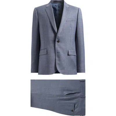 Paul Smith Tailored Fit Two Button Wool Suit In Light Blue