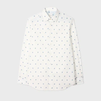 Paul Smith Ditsy Flower Shirt In White