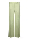Paul Smith Tailored Green Trousers With Wide-leg Cut