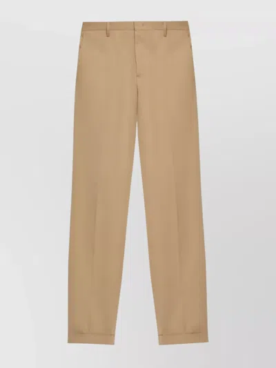 PAUL SMITH TAILORED MEN'S TROUSERS CUFFED HEM