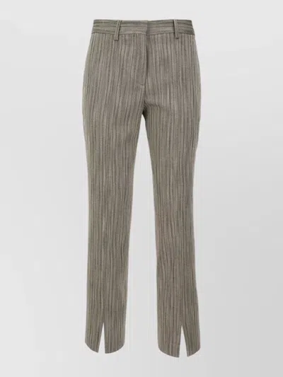 Paul Smith Tailored Pants Button Detail Belt Loops Pockets In Gray