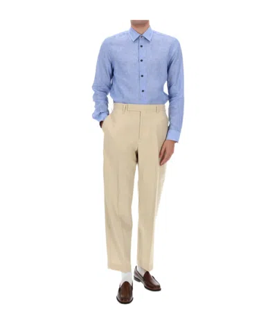 Paul Smith Tailored Pleated Pants In Gray