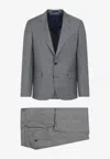 Paul Smith Grey Wool-blend Suit With Tailored Fit In Gray