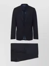 Paul Smith Tailored Two Button Suit With Flap Pockets In Blue