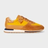 Paul Smith Tan And Yellow 'velo' Trainers Brown In Brown