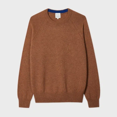Paul Smith Tan Brown Cashmere Crew Neck Sweater