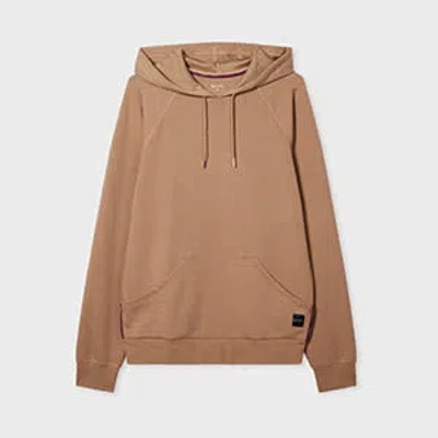 Paul Smith Artist Stripe Raglan-sleeve Hoodie In Brown