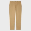 Paul Smith Tan Fine Cotton-twill Chinos Brown In Brown