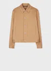 Paul Smith Tan Stretch Cotton-twill Trucker Jacket Brown In Brown
