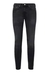 Paul Smith Slim Cut Denim Trousers In Black