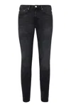 Paul Smith Slim Cut Denim Trousers In Black