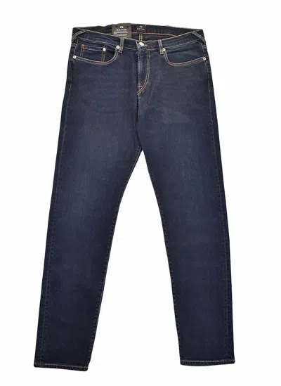 Paul Smith Tapered Fit Jeans Dark Wash In Navy