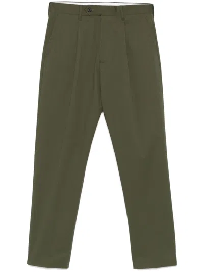 Paul Smith Tapered Trousers In Green