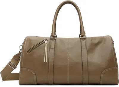 Paul Smith Taupe Duffle Crossbody Bag In Brown
