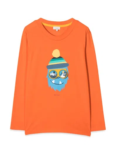 Paul Smith Tee Shirt In Orange