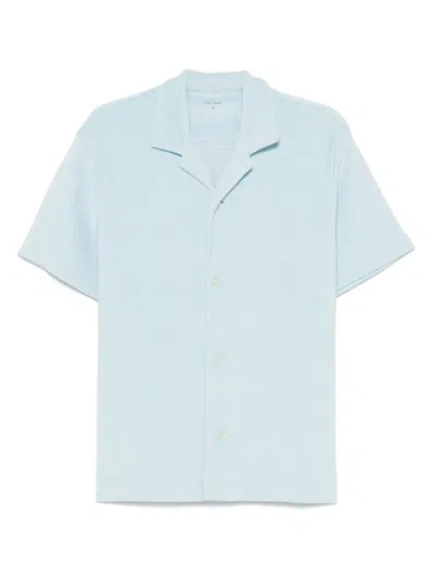 Paul Smith Terry-cloth Shirt In Blue