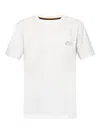 Paul Smith Text-embroidered Crew-neck T-shirt In White