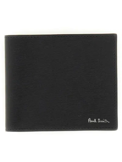 Paul Smith Textured Black Leather Wallet