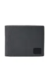 Paul Smith Textured Logo Cardholder In Blue