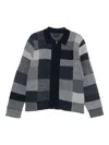 Paul Smith Patchwork-design Zip-up Cardigan In Multi