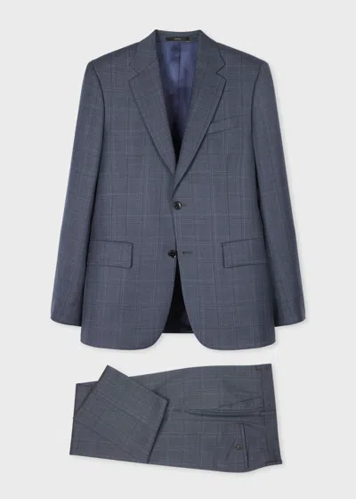 Paul Smith The Brierley - Blue Check Superfine Merino Wool Suit