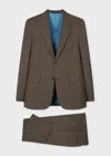 Paul Smith The Brierley - Brown Puppytooth Wool Suit In Brown