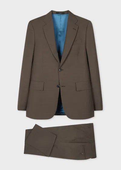 Paul Smith The Brierley - Brown Puppytooth Wool Suit