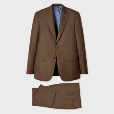 Paul Smith The Brierley - Brown Sharkskin Wool Suit