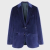 Paul Smith The Brierley - Dark Blue Velvet Blazer In Blue