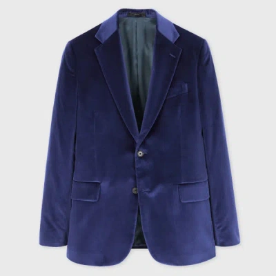 Paul Smith The Brierley - Dark Blue Velvet Blazer