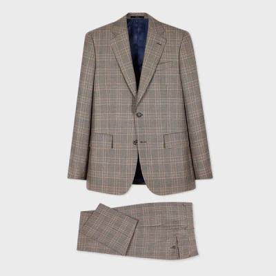 Paul Smith The Brierley - Light Brown Check Wool Suit