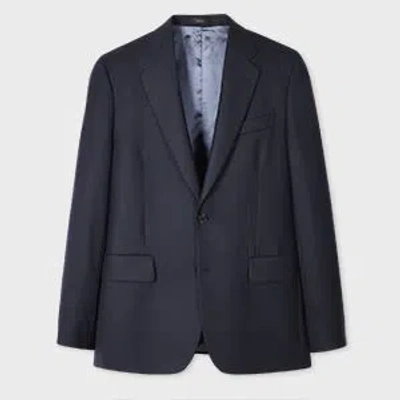 Paul Smith The Brierley - Navy Sopra Visso Wool Blazer Blue