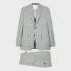 Paul Smith The Brierley - Sage Green Overdyed Melange Wool Suit In Green