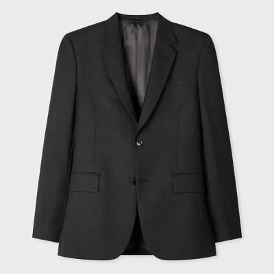 Paul Smith The Brierley - Charcoal Wool 'a Suit To Travel In' Blazer Grey In Black