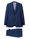 Paul Smith The Brierley Check Wool Suit In Blue