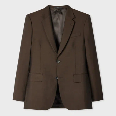 Paul Smith The Brierley - Dark Brown Wool-mohair Blazer