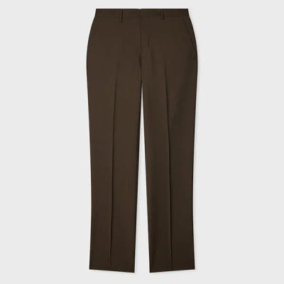 Paul Smith Pressed-crease Trousers In Brown