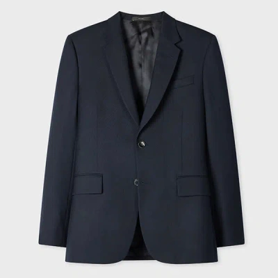 Paul Smith The Brierley - Navy Wool-mohair Blazer Blue