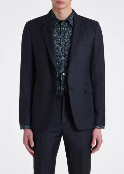 Paul Smith The Kensington - Slim-fit Dark Navy Pin Dot Wool Suit In Blue