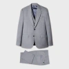 Paul Smith The Soho - Grey Superfine Merino Wool Check Three-piece Suit In Gray