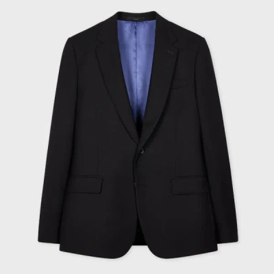 Paul Smith The Soho - Tailored-fit Black Wool 'a Suit To Travel In' Blazer